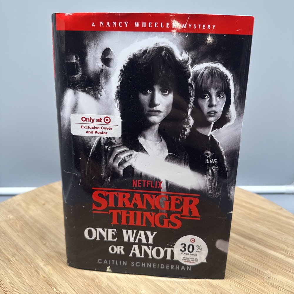 LIKE NEW-Stranger Things-One Way Or Another by Caitlin Schneiderhan-Hardcover/Dj
